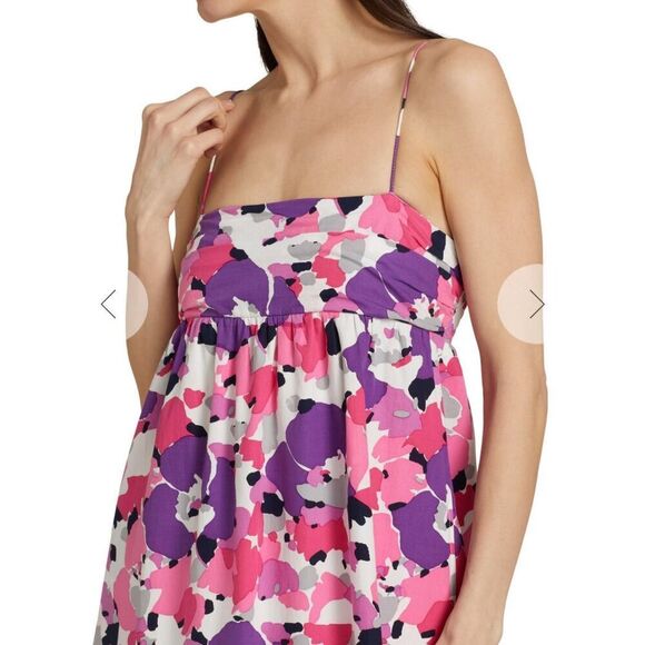 S/W/F C'est La Vie Ruched Bandeau Midi-Dress Size S Wedding Guest Dress NWT - Picture 2 of 8